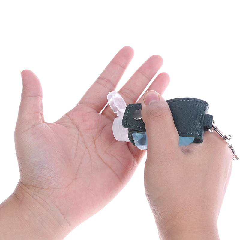 

1pcs Travel Keychain Bottles Holder For Hand Sanitizer Portable Soap Dispensers
