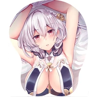 new gaming mouse pad anime cute girls pattern creative design 3d silicone mouse pad creative wrist rest support drop ship