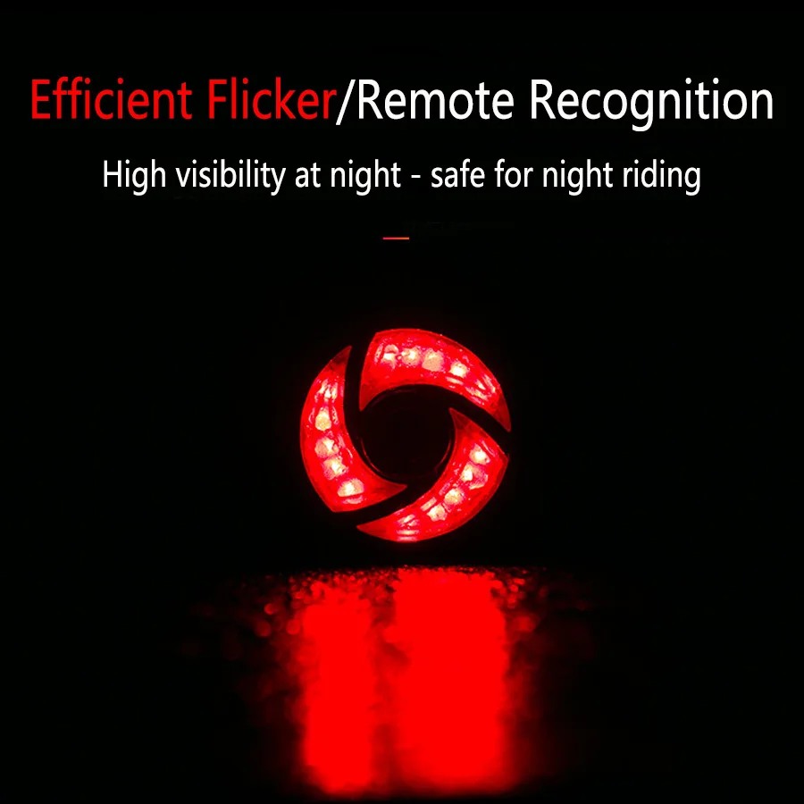 Умный велосипедный задний фонарь с usb зарядкой умный тормозной датчик задние