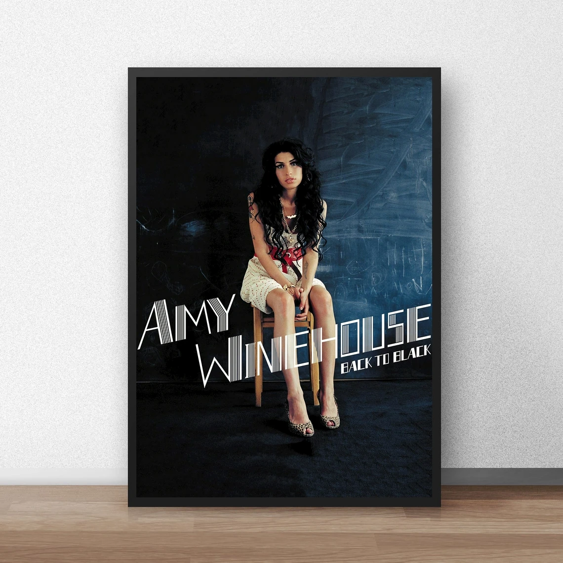 

Amy Winehouse снова в черный музыкальный альбом, Постер, холст, Художественная печать, украшение для дома, настенная живопись (без рамки)