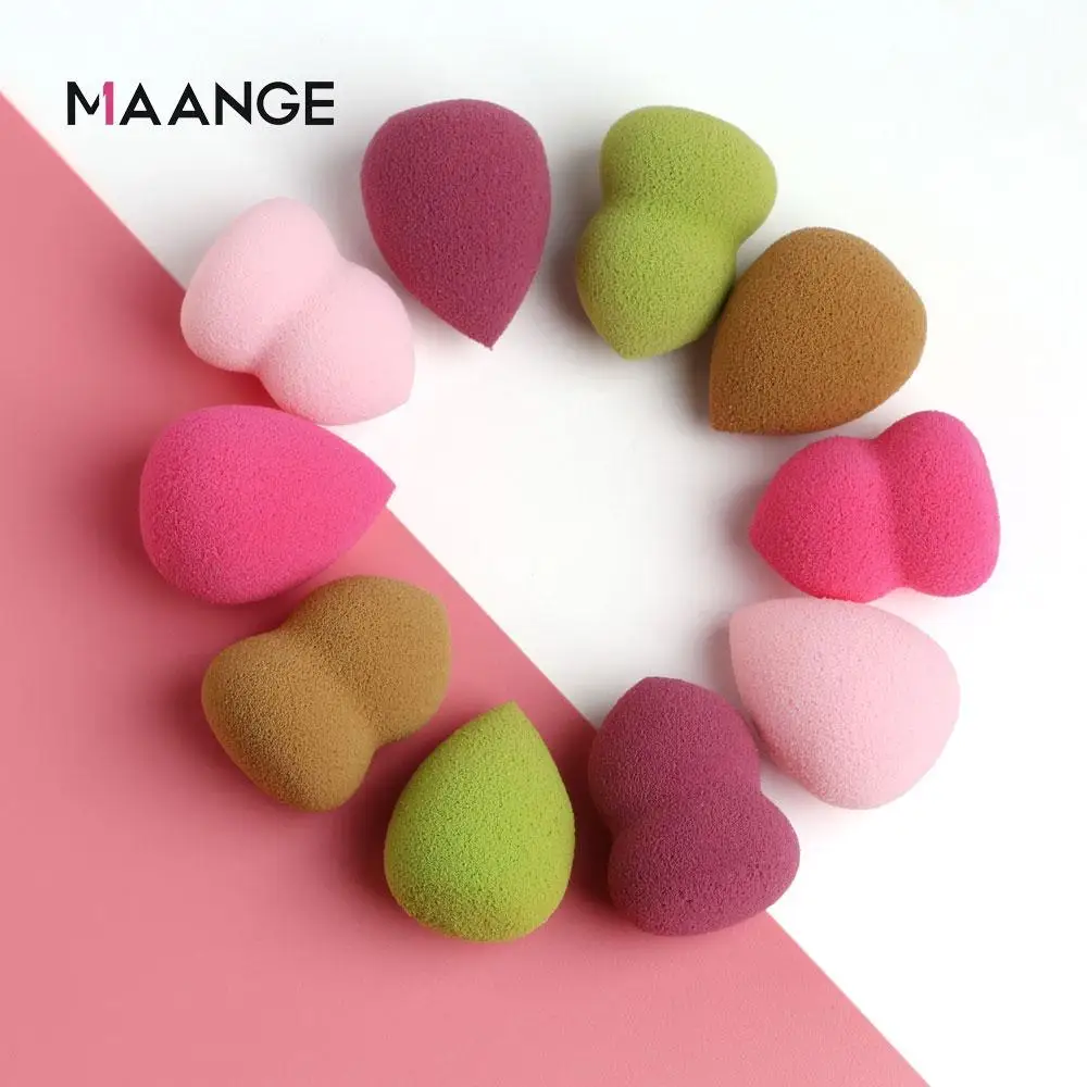 

50Pcs Mini Makeup Sponge Cosmetic Puff Powder Puff Smooth Makeup Foundation Sponge Beauty Make Up Tools Wholesale Makeup Gift