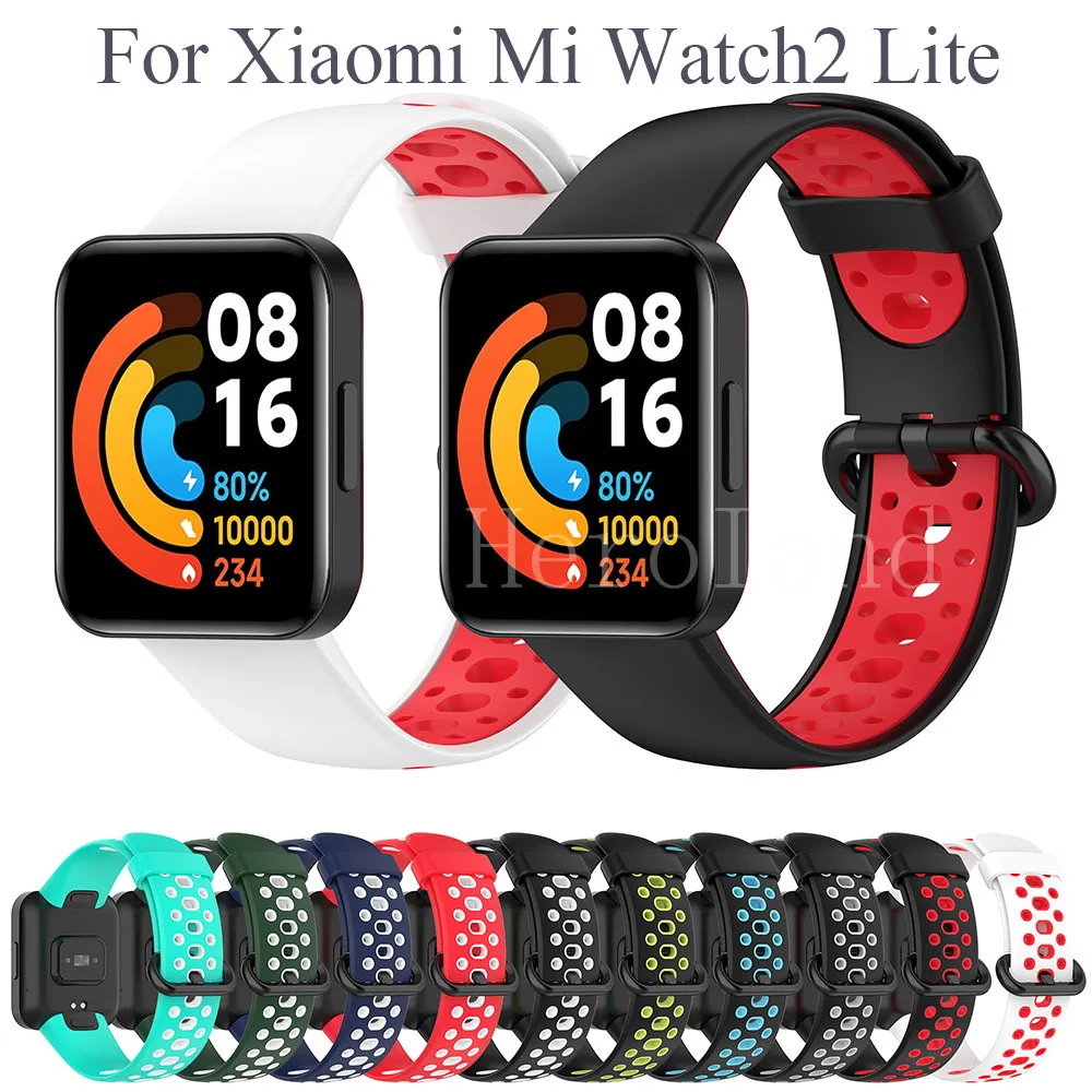 Браслет Силиконовый ремешок для часов Xiaomi Redmi Watch 2 Lite SmartWatch Band Mi Watch2 браслет
