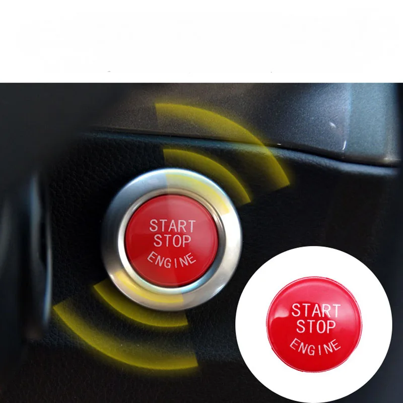 10Pcs 320 320i 320d 325 325i 335i 520d 525 F30 1 3 5 Series F10 E60 E87 E90 Accessories Engine Ignition Start Button | Автомобили и
