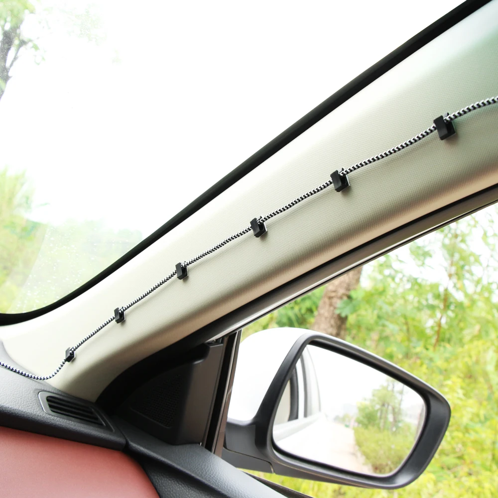 Фиксированные зажимы для автомобильного шнура органайзер фиксации проводов