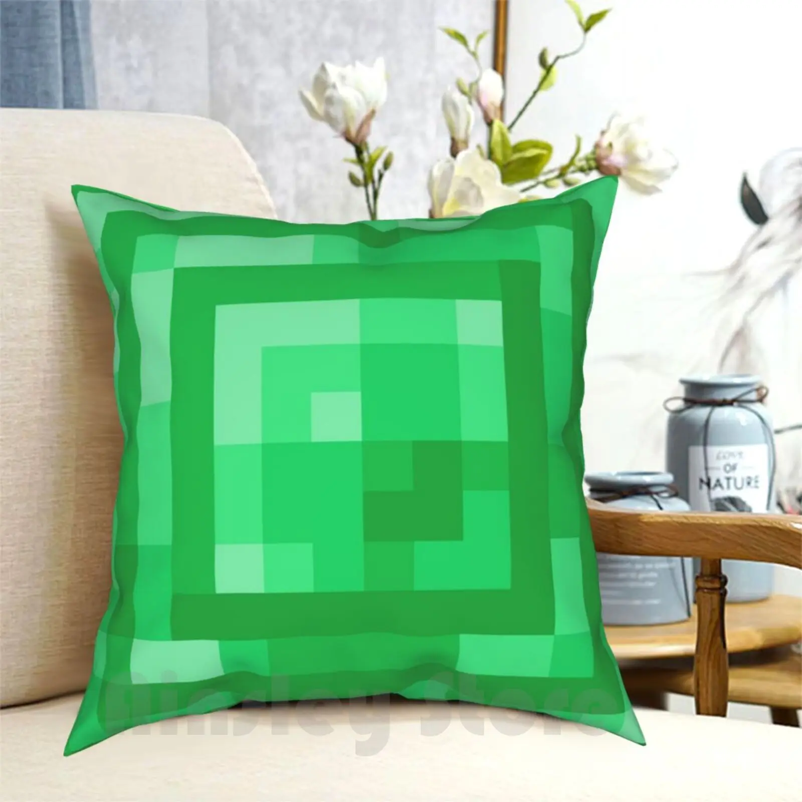 

-Чехол для подушки с изумрудом, наволочка для подушки с принтом, Мягкая Наволочка для подушки «сделай сам» с изумрудным драгоценным камнем, ...