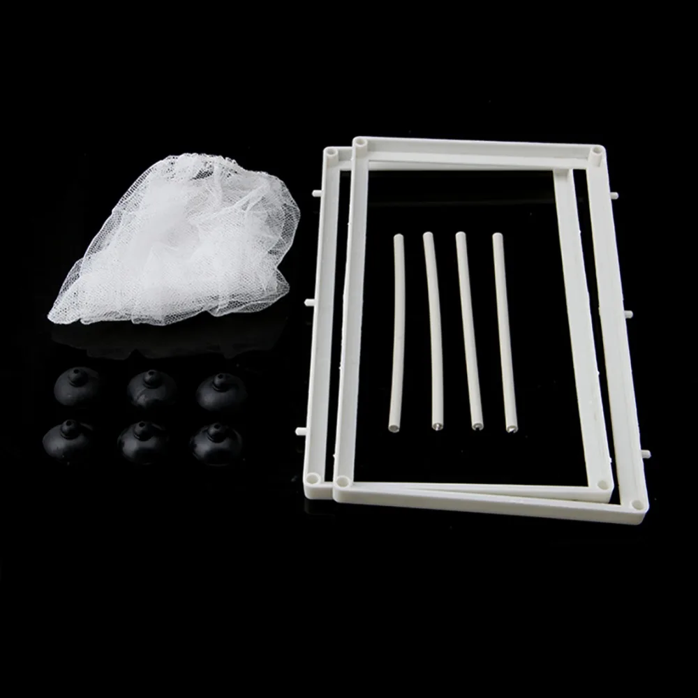 Аквариум для рыб разведение Гуппи заводчик детская марлевая ловушка коробка