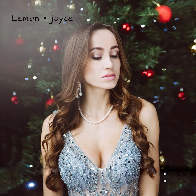 Женское вечернее платье с V образным вырезом элегантное ТРАПЕЦИЕВИДНОЕ ПЛАТЬЕ