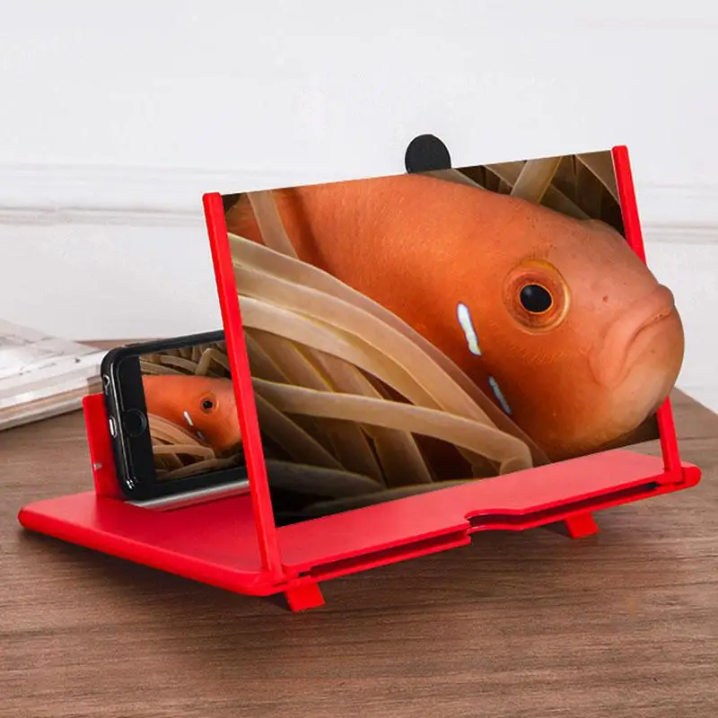 12 дюймов HD мобильного телефона увеличитель для экрана видеоусилитель складной 3D