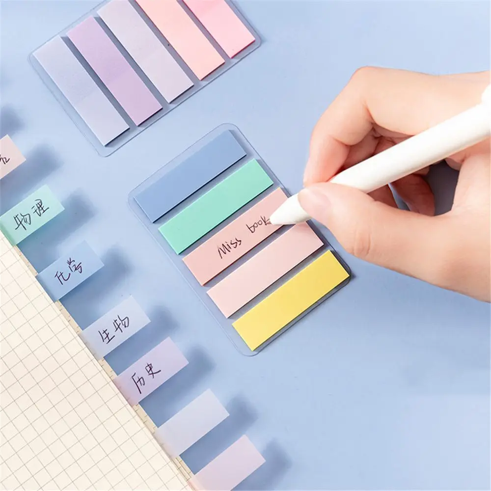 

125 Sheets Novelty Key Points Bookmark Label Office Supplies Index Flags Paster Sticker Memo Pad Sticky Notes