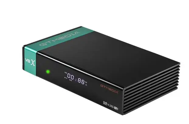 Спутниковый ресивер Gtmedia V8X DVB S2 5 шт. 2 4G поддержка Wi-Fi H.265 DVB-S/S2X VCM/ACM/multi-stream AVS + Xtream 1PTV