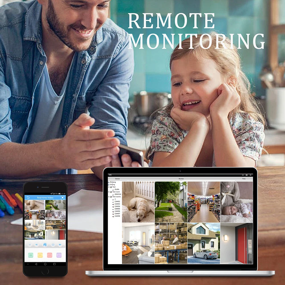 8CH DVR 1080P AHD CCTV камера система безопасности комплект домашней камеры наблюдения