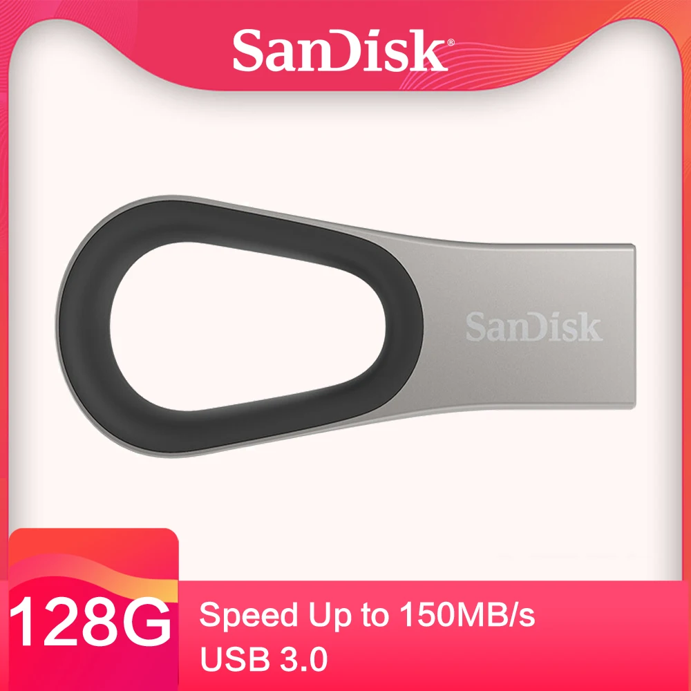 Sandisk100 % оригинальный CZ93 USB флэш накопитель 3 0 до 130 МБ/с. 64 Гб металлический u диск