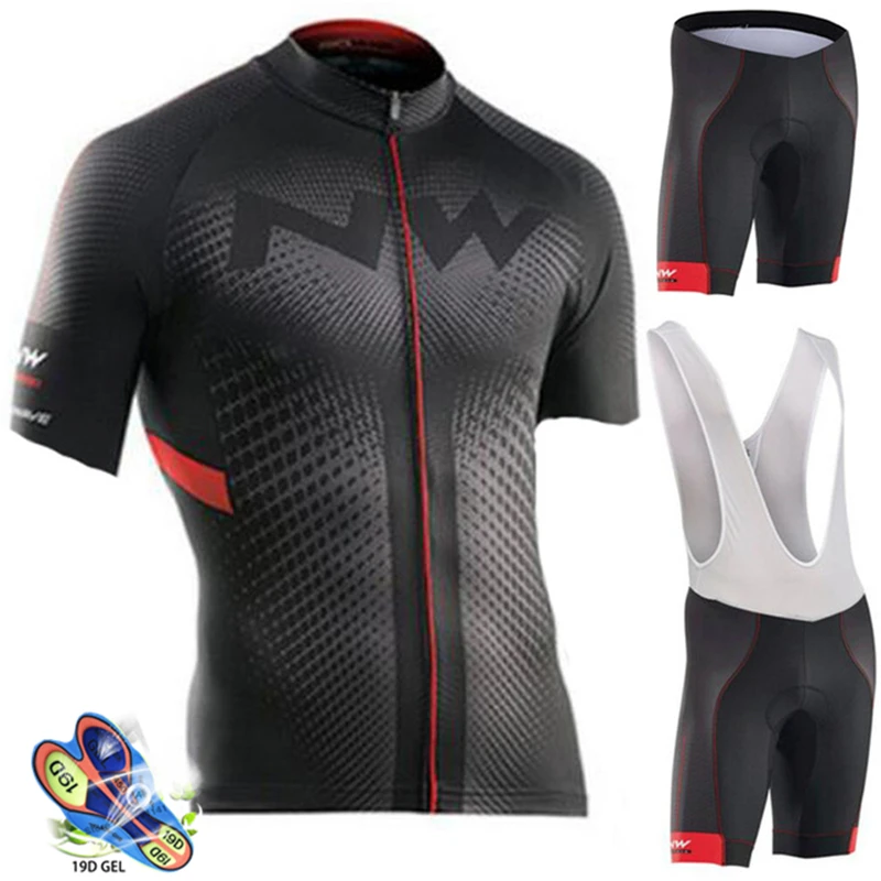 2019 NW cycling Jersey set summer races bicycle clothes suit quick drying mountain bike clothing sportswear | Спорт и развлечения