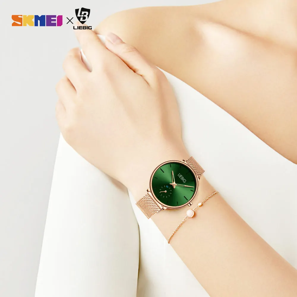 Часы наручные женские кварцевые простые брендовые Роскошные водонепроницаемые