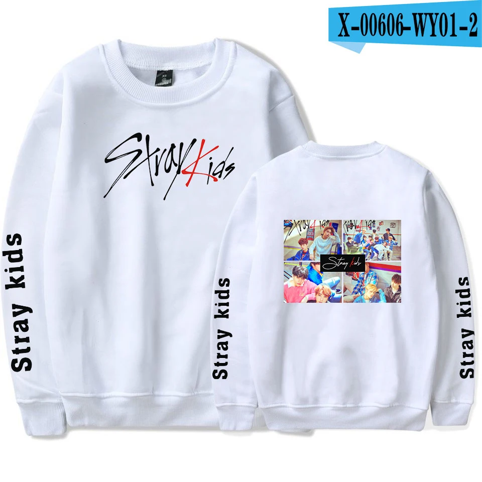 SHEIN сбивается на мягкой подкладке Толстовка для детей с О-образным вырезом популярные Повседневное пуловеры KPOP круглый вырез горловины Новинка уличная одежда унисекс в стиле Харадзюку Толстовка - Цвет: White
