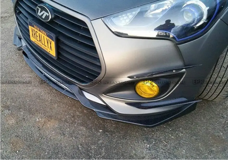 Автомобильный спойлер для переднего бампера из углеродного волокна