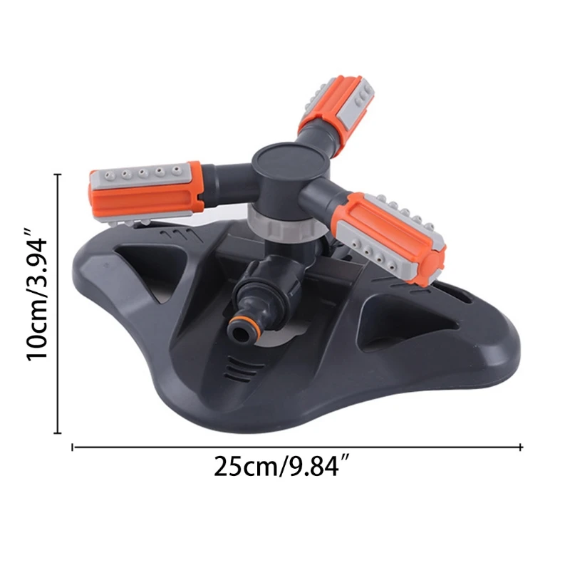 

Lawn Garden Sprinkler Automatic 360 Degree Rotating Irrigation Grass Water Sprinkler System Spray Nozzles