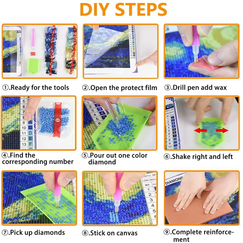 Алмазная картина птицы зима цветок сливы мозаика Продажа Цветы хобби и рукоделие