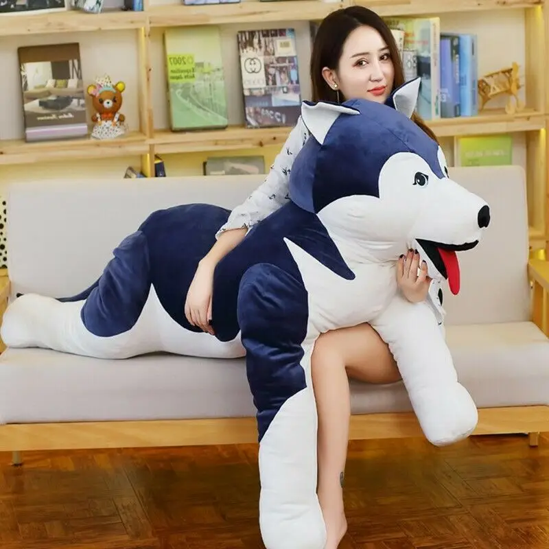 Precio Gigante Perro Husky Almohada Muñeca Enorme Husky Animal Relleno De Peluche De Juguete Animal Relleno S