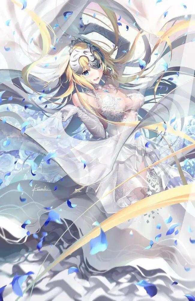 

Custom made/size Bride Jeanne d'Arc FGO Cosplay Fate/Grand Order alter Jeanne d'Arc wedding dress Cosplay Costume dress female