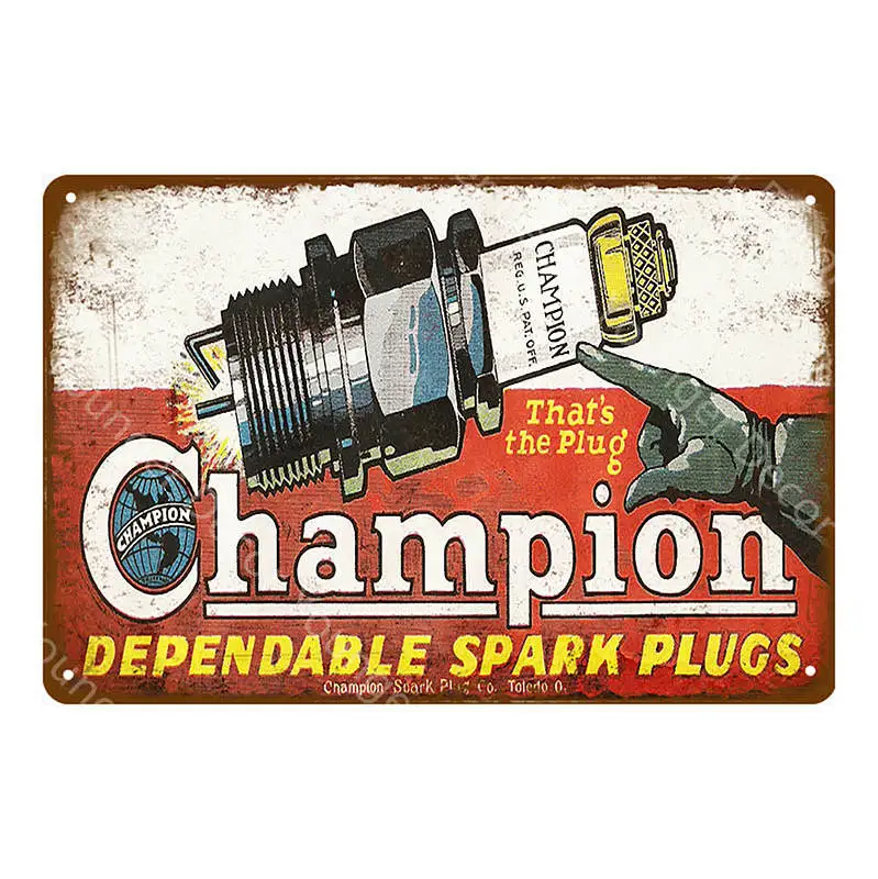YD8359H Ретро моторная масляная табличка винтажные металлические жестяные вывески домашний бар гараж АЗС декоративные железные тарелки настенные наклейки художественный плакат YD359 - Цвет: YD8359H