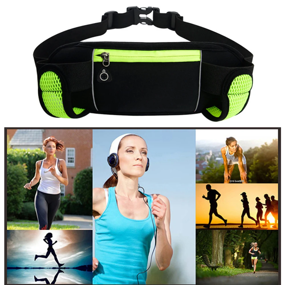 Хлопковые сумки для бега поясная уличная спортивная женская сумка с двойной