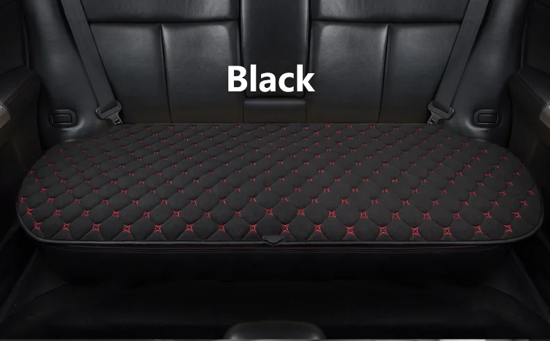 1 back row black-HA Автомобильная грелка 12 В, автомобильное сиденье, зимний грелочный чехол, грелка для сиденья, зимняя подушка, защита для автомобильного сиденья, зимний чехол - Название цвета: 1 back row black-HA