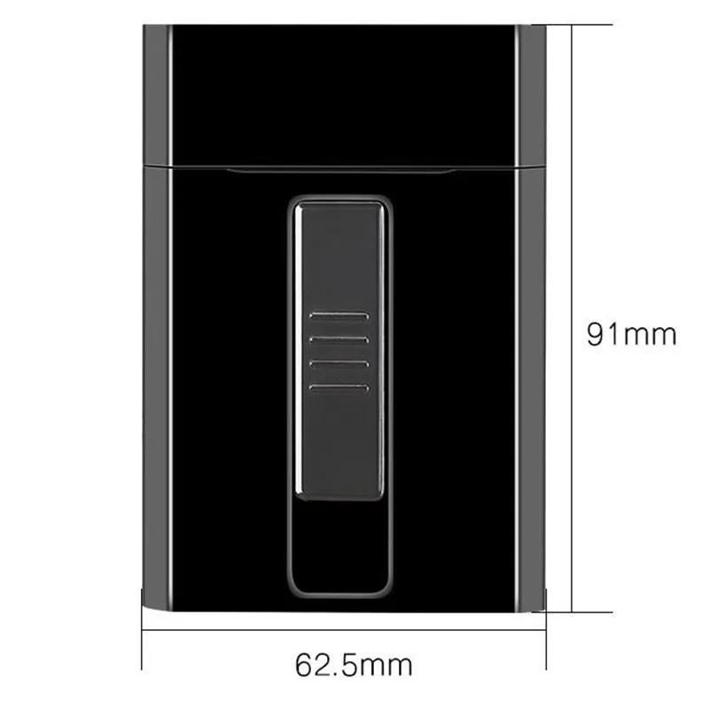 Weman Man чехол 20 штук прикуриватель USB коробка зарядка Ветрозащитный беспламенный сигареты электронные зажигалки курительная Замена провода