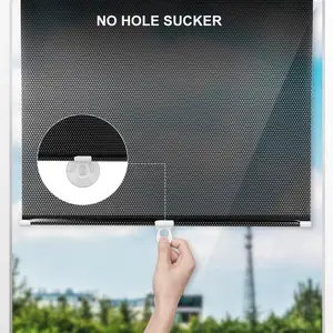 Затемняющие шторы на присосках, для балкона, временные жалюзи, портативные шторы для дверей, окон, дома, офиса, магазина