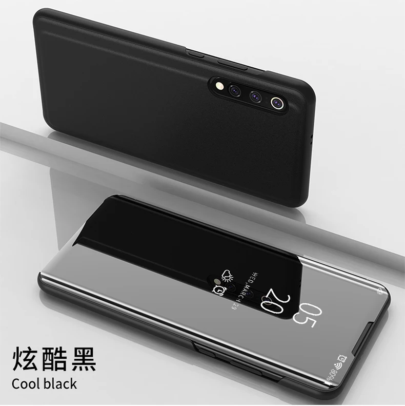 Smart mi rror флип чехол для спортивной камеры Xiao mi 9 Pro CC9 CC9E A3 Lite mi 9T Pro 9SE 8 Lite 8x Note3 Max3 mi x3 mi x2 F1 6 6X A2 Clear View чехол