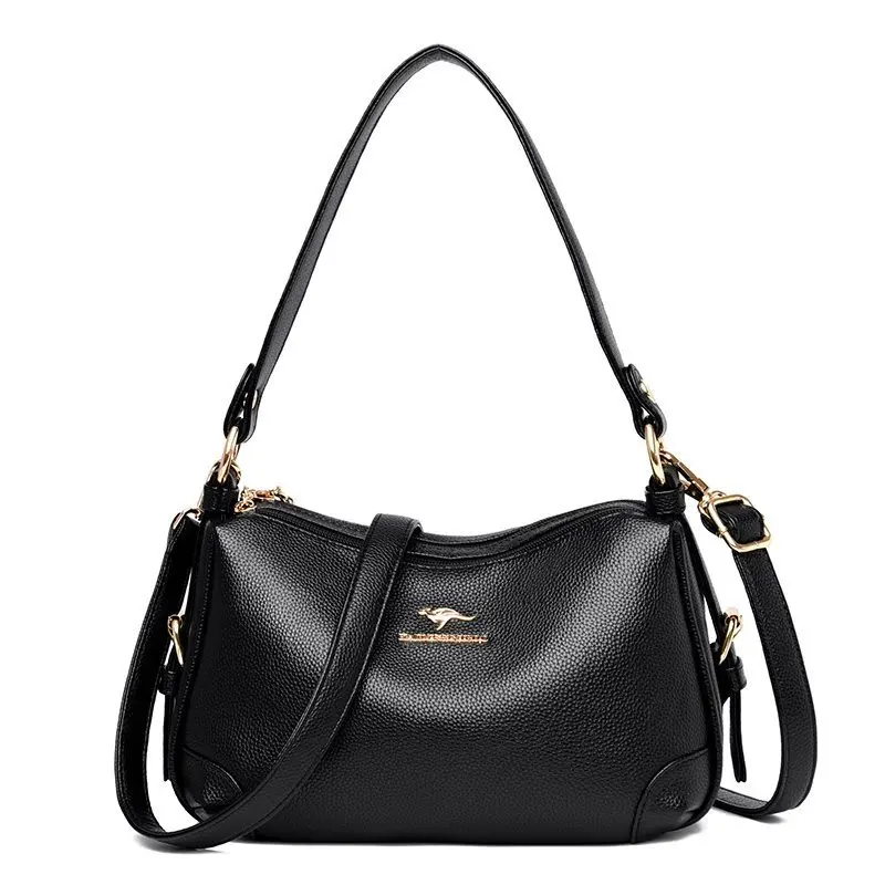 

Полноразмерные женские сумки из коровьей кожи Leatehr, новинка 2021, модные сумки-мессенджеры на одно плечо, женские модные кошельки и сумочки, су...