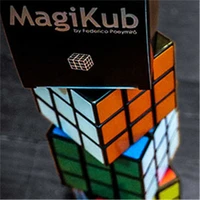 magikub by federico poeymiro gimmick and online instructions trick mentalism magic street fun illusion cube props
