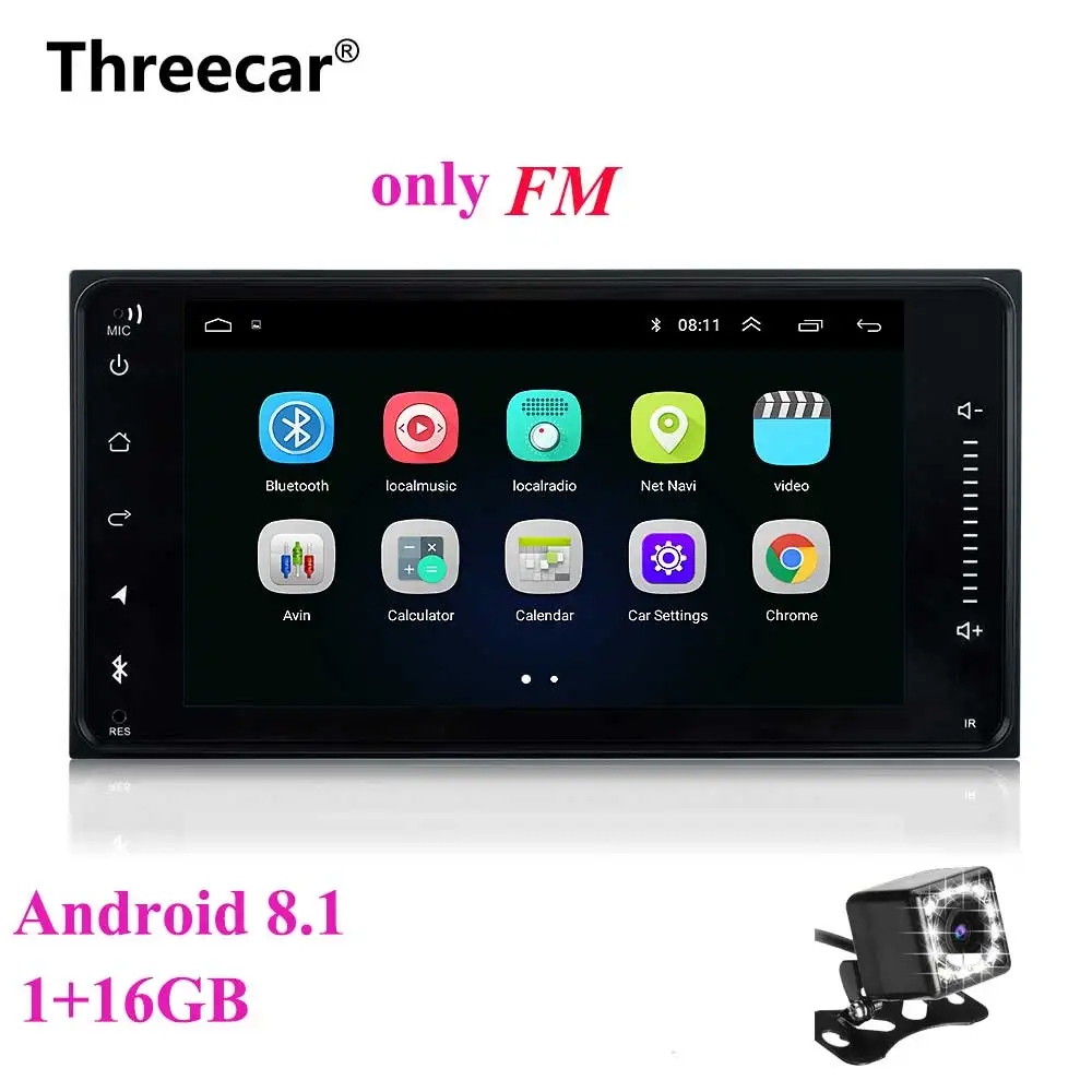 0.750.72 cam " Android 8,1 Автомобильный gps навигационный радио для Toyota Corolla с wifi Bluetooth Авторадио автомобиля Авто Стерео навигация Мультимедиа Плеер - Цвет: 0.750.72 cam