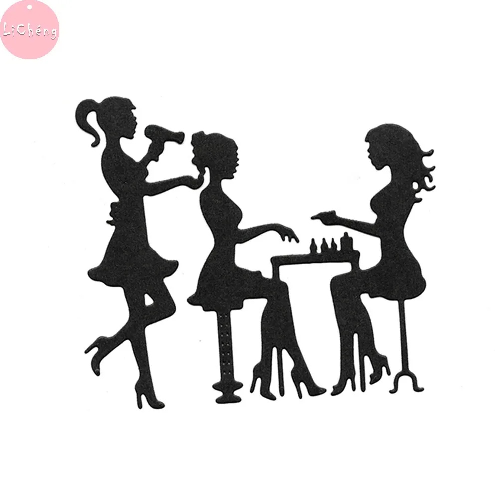 Сестры салон металлический Трафаретный вырубной штамп Скрапбукинг папки для