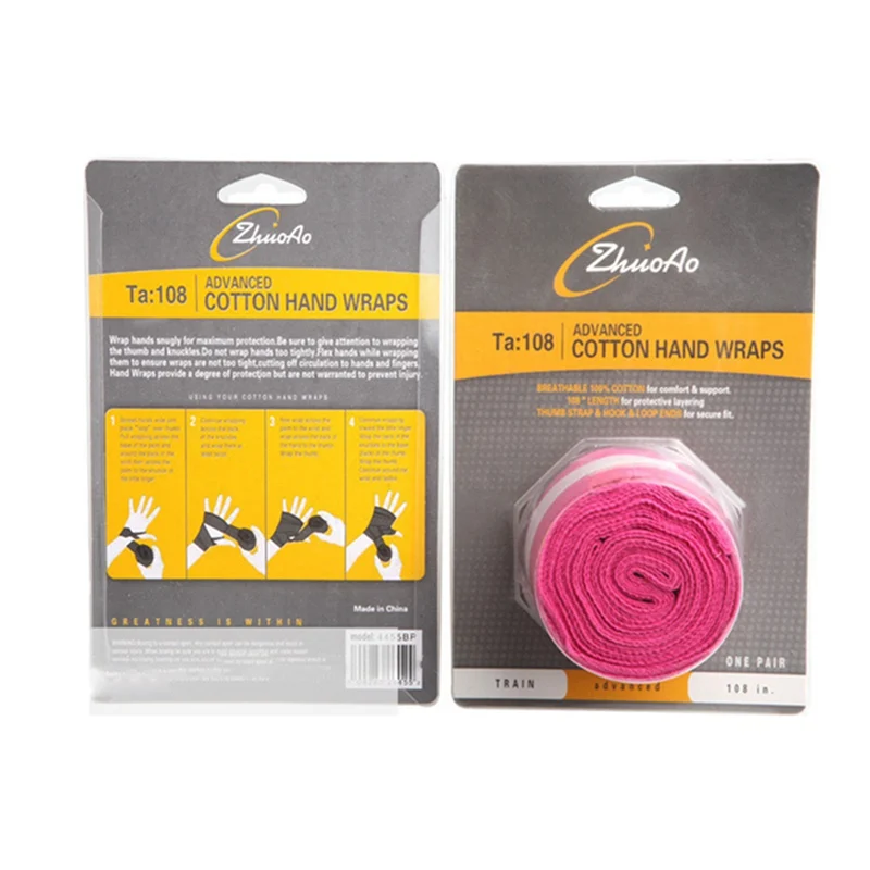 

Length Boxing Hand Wraps MMA Muay High-quality cotton material breathable and not sultry Wrist Support Bandages For Training