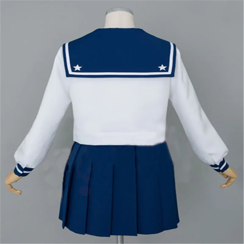 

Anime youth campus cosplay Japanese style top pleated skirt bow tie