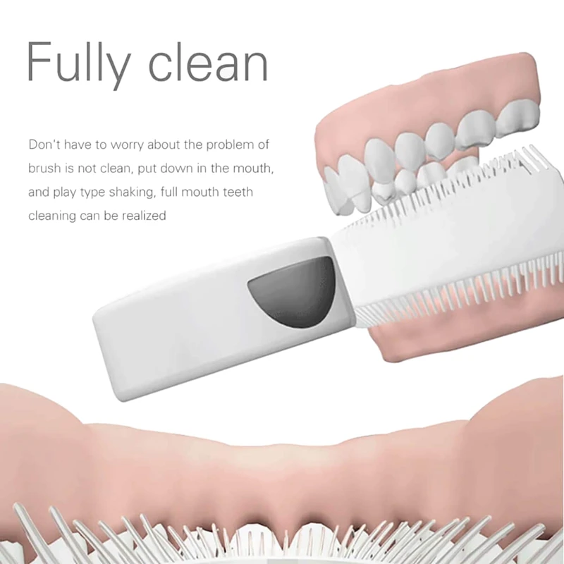 Детская автоматическая электрическая зубная щетка 360 ° круглый очищающий