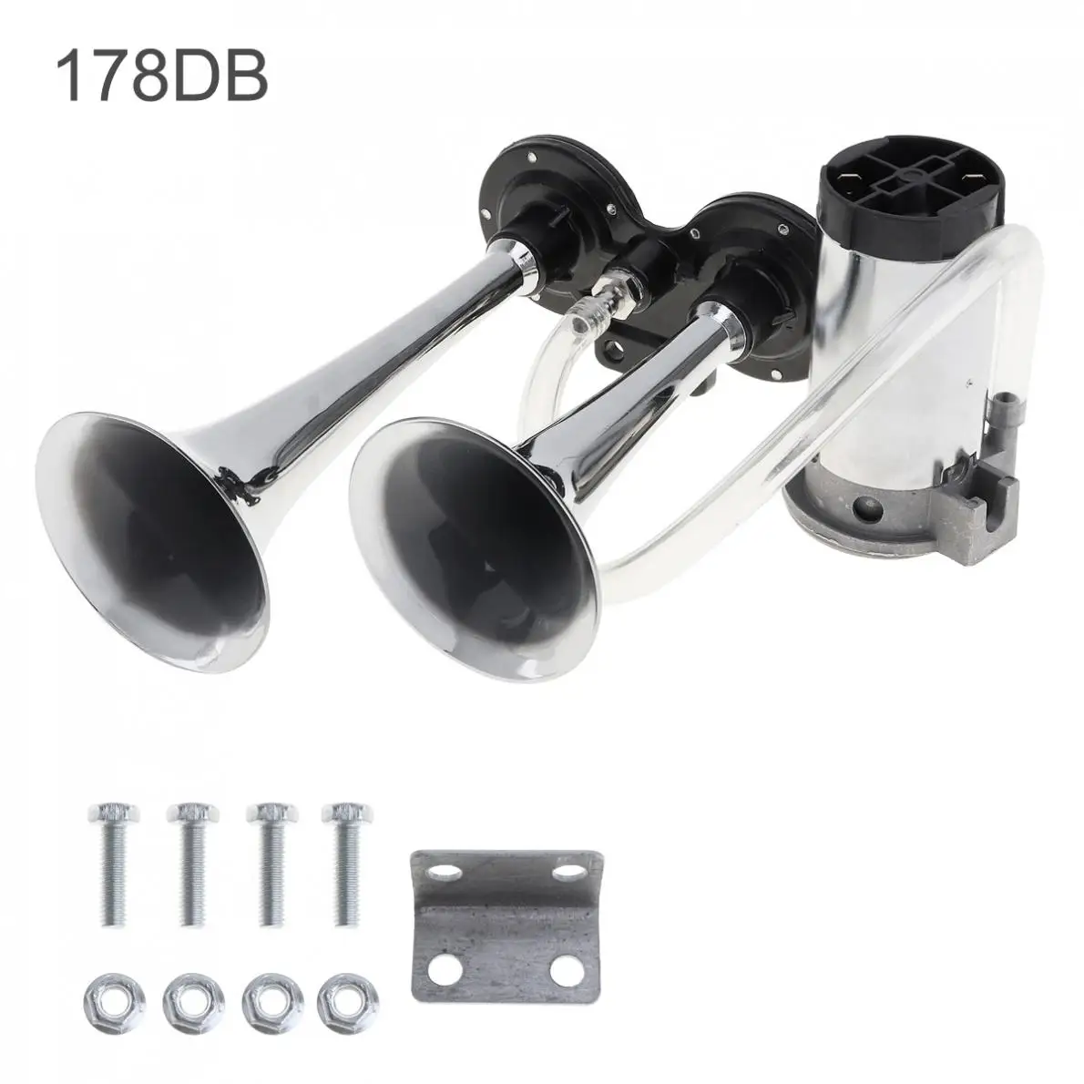 Сверхгромкий двухцветный пневматический гудок 12 В 178дб сверхмощный компрессор