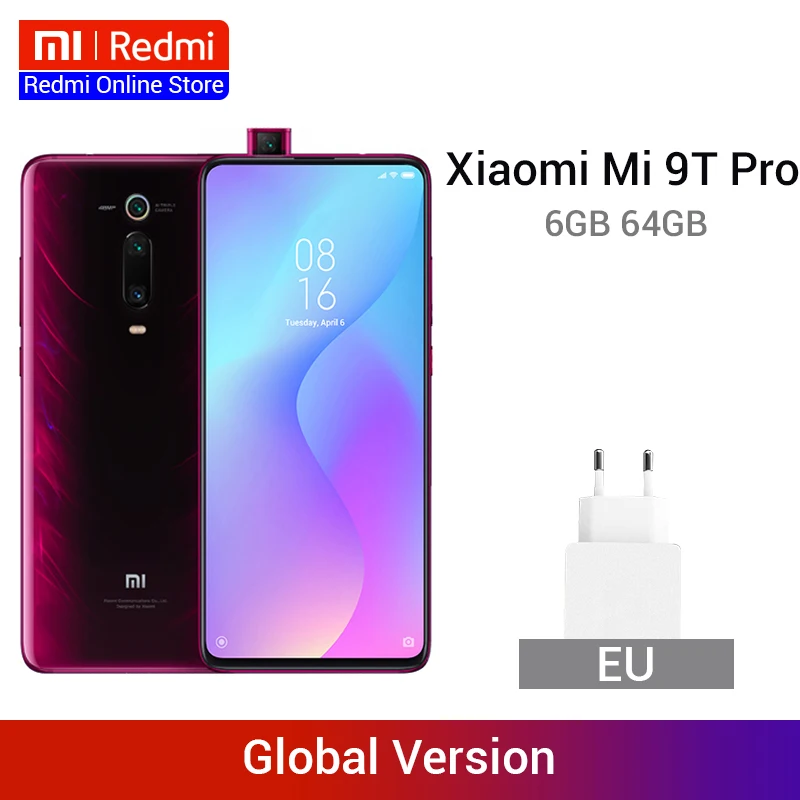 Глобальная версия Xiaomi mi 9T Pro (Red K20 Pro) 6 ГБ 64 Смартфон Snapdragon 855 дисплей 39 дюйма камера