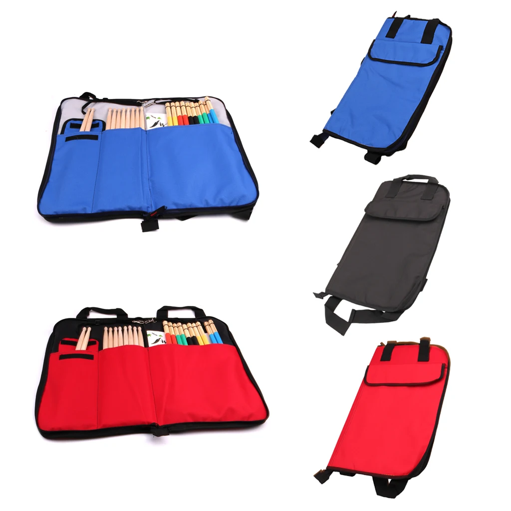 

Drum Stick Holder Bag Double Shoulder Bag Musical Instrument Accessory