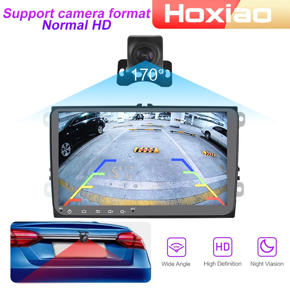 Автомобильный радиоприемник 4G 8 ядер Android 9 0 навигация GPS для VW Volkswagen SKODA GOLF 5 6 POLO