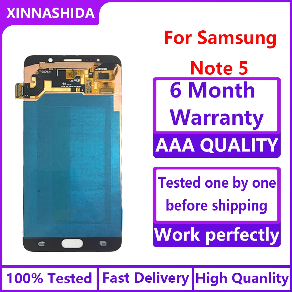 ЖК-дисплей для SAMSUNG GALAXY Note 5 N9200 N920F N920G сенсорный экран дигитайзер в сборе note5 |
