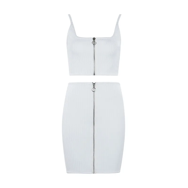 Комплект из двух предметов женская одежда комплект топ и юбка 2019 новый костюм на