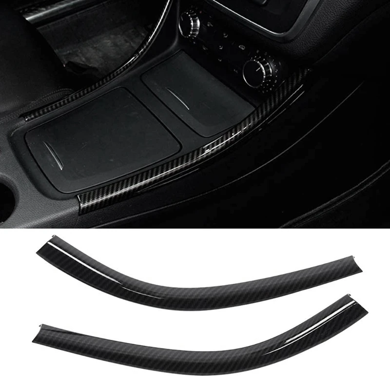 

Car Center Console Side Frame Cover Decorative Strip for Mercedes-Benz A-Class W176 CLA C117 GLA X156