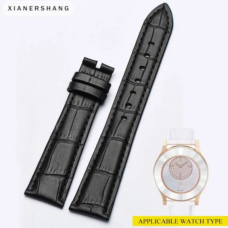 Ремешок из натуральной телячьей кожи для наручных часов люксовый универсальный