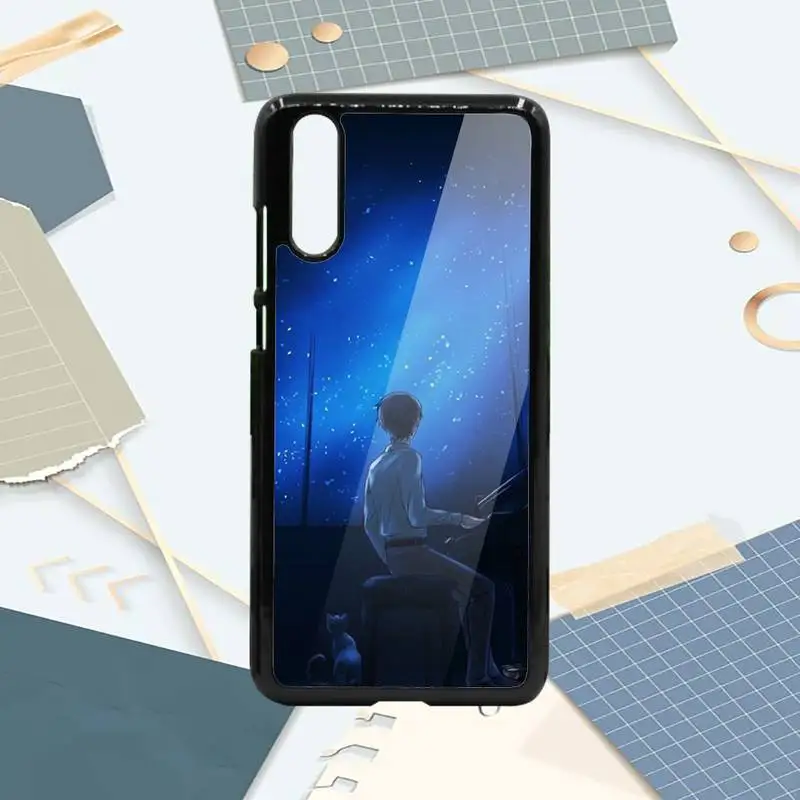 

Japan anime Your lie in April Phone Case PC For Samsung galaxy S note 8 9 20 10 e lite2019 plus pro ultra