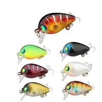 mini little fat lures crank artificial bait sea swimbait topwater 0 1 meter hard bait with hooks for fishing gear fake baits