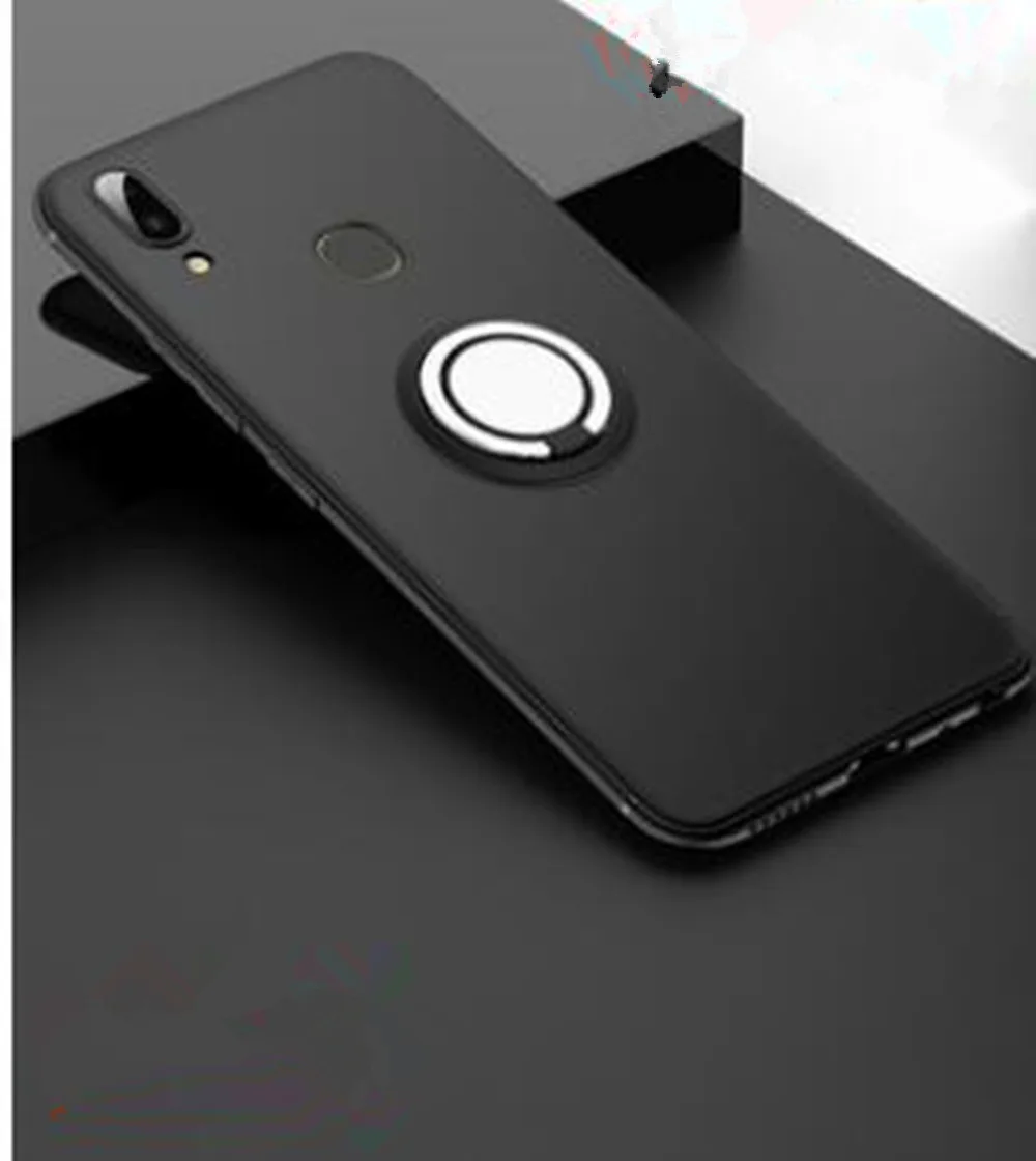 Роскошный магнитный автомобильный чехол TPU Мягкий для UMI umidigi One Finger Ring