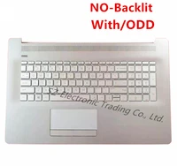 new original for hp 17 by 17t by 17 ca palmrest keyboard cover touchpad us no backlit wodd