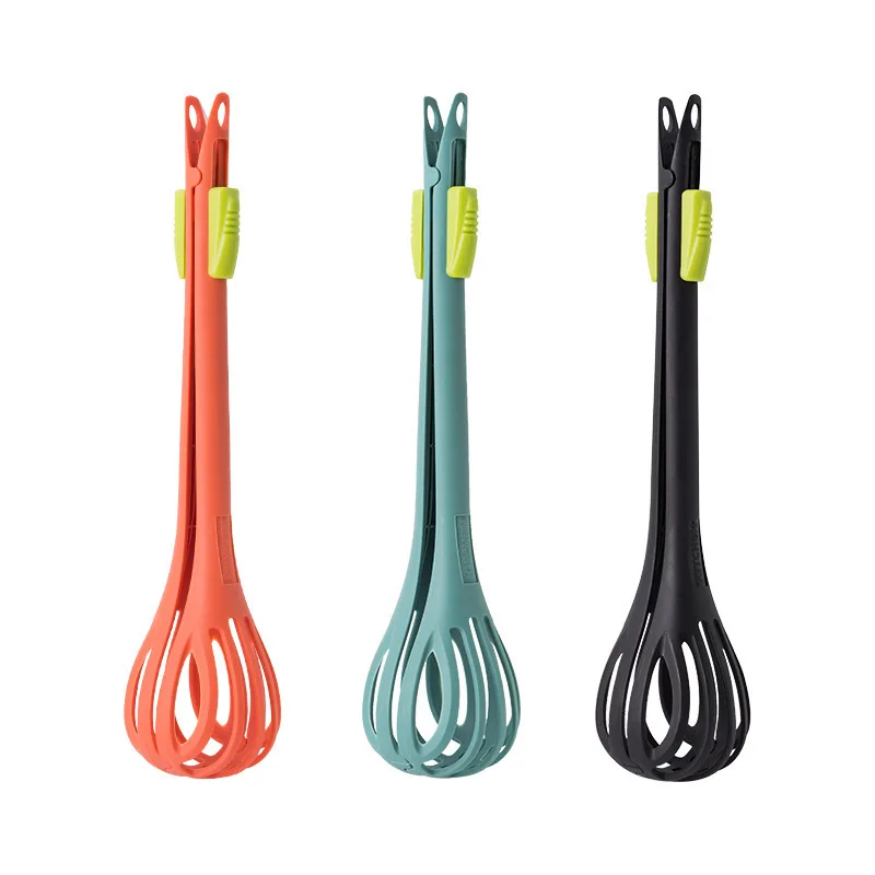 

Multifunctional Egg Beater Household Kitchen Fishing Noodle Mixer Egg Beater Manual Anti-scalding Food Tongs Baking Tools